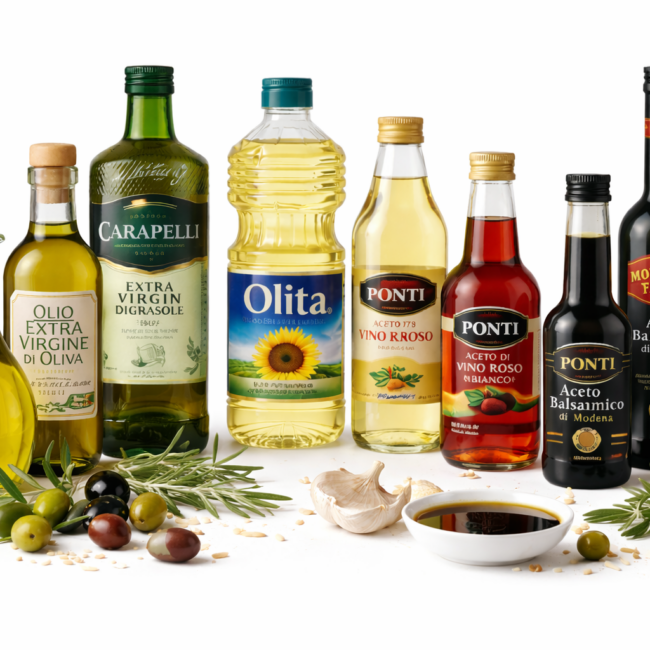 Olio e aceto