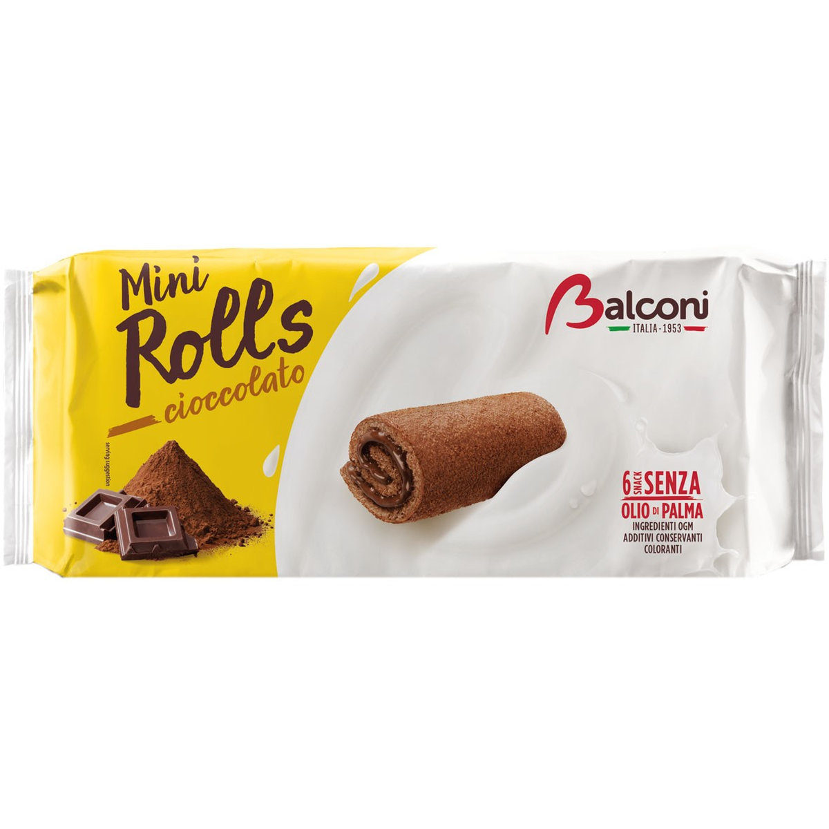 Balconi Mini Rolls al Cioccolato 180 G