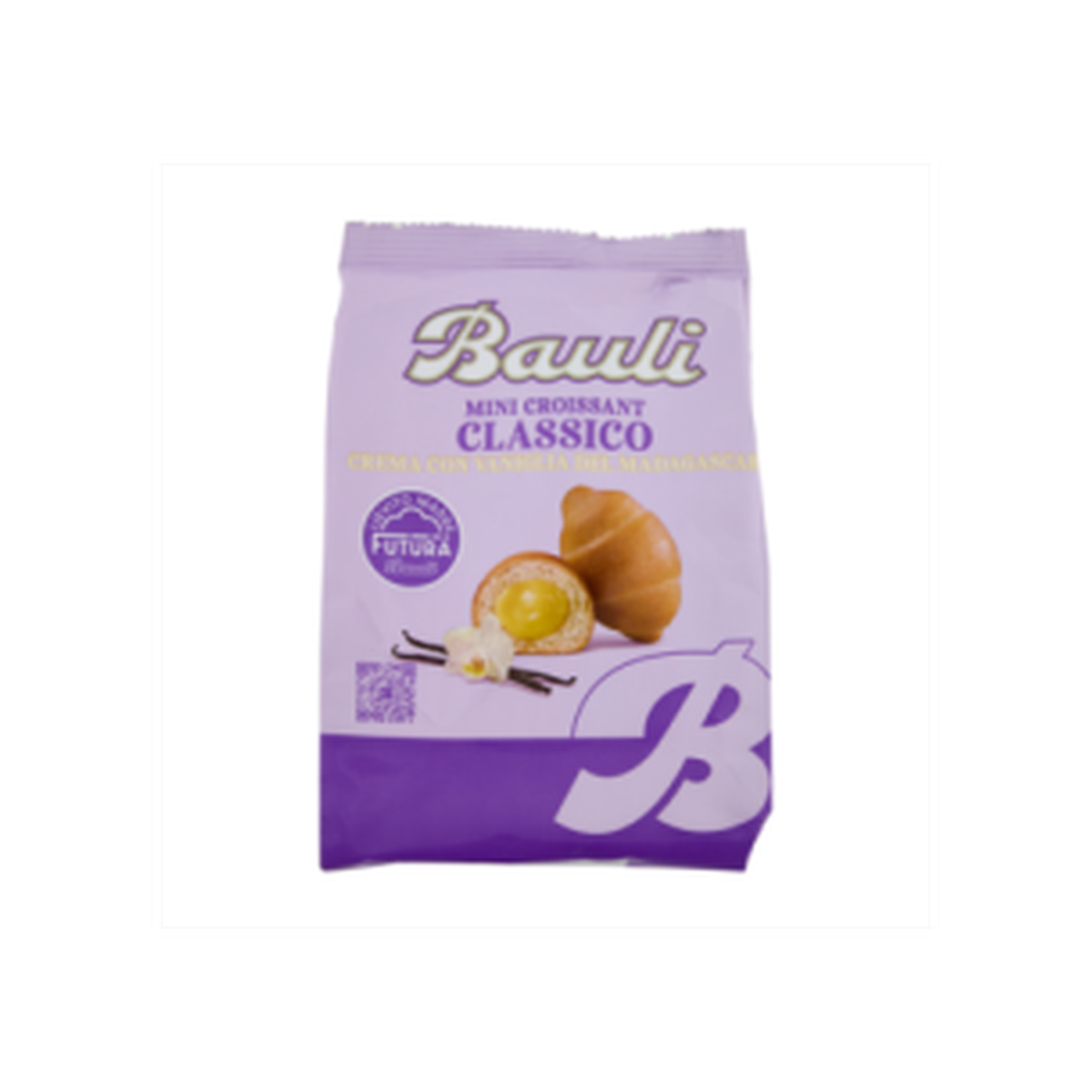 Bauli Mini Croissant Classico con Crema alla Vaniglia del Madagascar