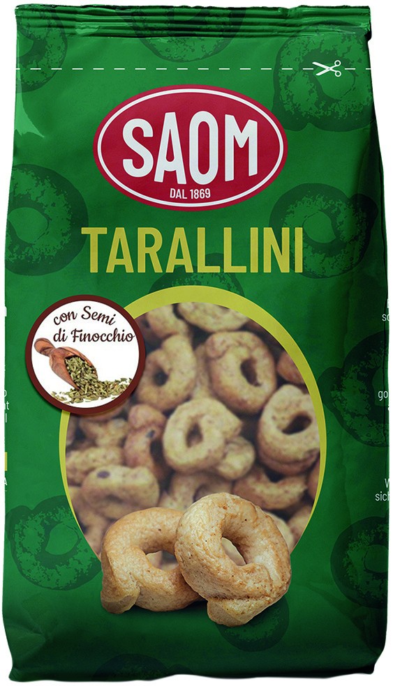 Saom Tarallini Finocchio 200 G