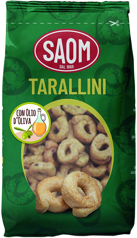 Saom Tarallini olio EVO 200 G