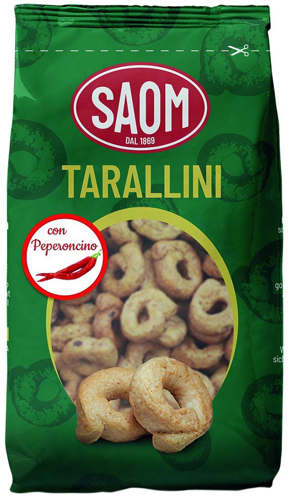 Saom Tarallini Peperoncino 200 G