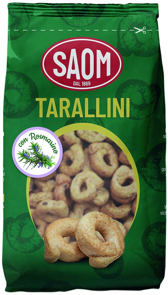 Saom Tarallini Rosmarino 200 G