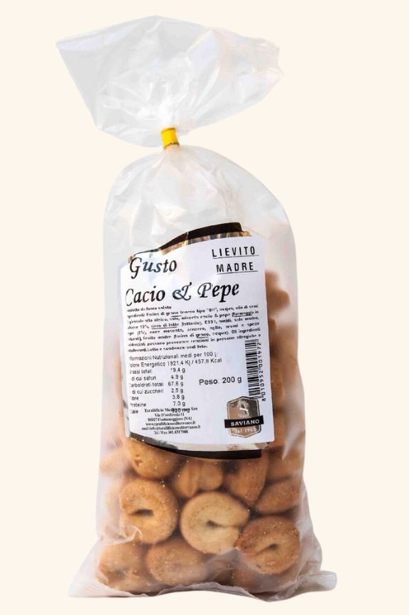 Saviano Tarallini Cacio Pepe 200 G